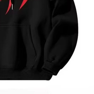 Sweat à capuche décontracté personnalisé pour l'hiver, style streetwear, haute qualité, imprimé araignée, épais, écologique, avec poches - Product Image 5