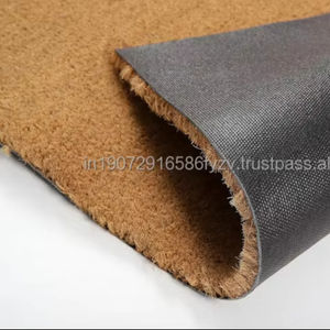 Felpudo delgado de fibra de coco con reverso de tela recubierta de PVC, fabricado a máquina - Product Image 3