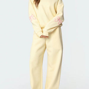 Conjunto Deportivo de Dos Piezas para Mujer, Sudadera Informal y Pantalones Deportivos, Ropa Deportiva - Product Image 4