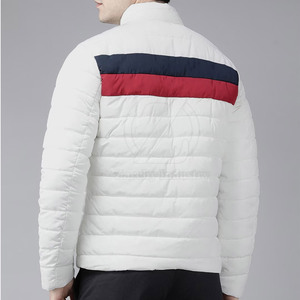Veste d'hiver matelassée pour homme à bas prix et de haute qualité, avec logo personnalisé imprimé sur le devant, taille plus, personnalisable - Product Image 3