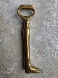 Décapsuleur vintage en laiton avec poignée en forme de botte - Product Image 6