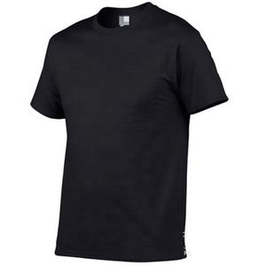 T-shirt à col rond de haute qualité pour hommes Jersey 100% coton avec Spandex doux respirant à séchage rapide Logo personnalisé Style décontracté Blanc - Product Image 3