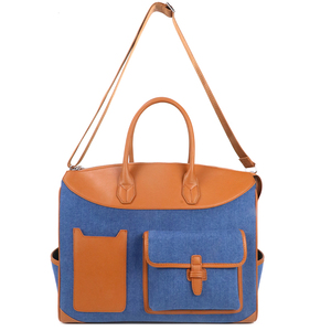 Bolsa de Lona Vaquera Informal para Mujer, para el Gimnasio, con Diseño de Bolsillos Multifuncionales, para Viajes Cortos de Negocios y Uso Diario - Product Image 1