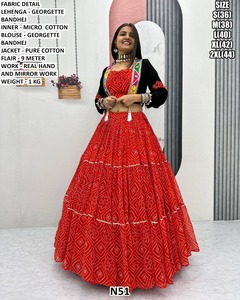 Lehenga rouge Noor-e-Vaanya - Product Image 4