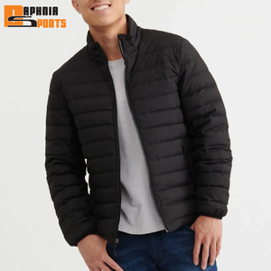 Veste matelassée oversize à fermeture éclair pour homme, qualité supérieure, solide, chaude pour l'hiver, personnalisée, imperméable, de haute qualité, en duvet - Product Image 1