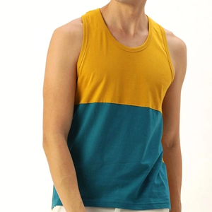 Camiseta sin Mangas de Algodón Casual Tejida a Medida al por Mayor para Hombre, para Gimnasio, Fitness, Entrenamiento, de Alta Calidad, Secado Rápido y Transpirable - Product Image 1