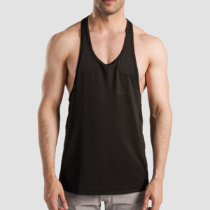 Wholesale Athletic Gym Fitness Workout Training <b>Running</b> T-Shirts Men's Bodybuilding Stringer <b>Singlet</b> Tank Top - Product Image 5