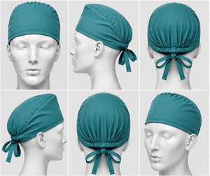 Unisex Cotton Casual Outdoor <b>Scrub</b> <b>Caps</b> Cartoon Printed Nursing Hats Sweat Absorbing Elastic Medical Surgical Work <b>Caps</b> - Product Image 1