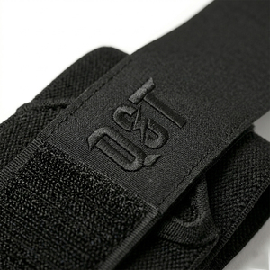 Custom Non-Slip Nylon Wrist Wraps for Weightlifting Gym Training Breathable <b>Hook</b> & Loop Support OEM Custom Logo Unisex - Product Image 2