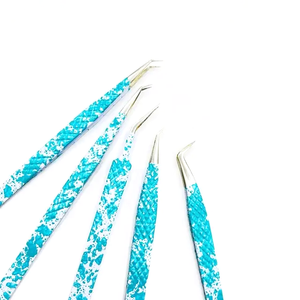 Las Mejores Pinzas para Extensión de Pestañas J2 de Acero Inoxidable Japonés Antiestático, con Logotipo Personalizado, Herramientas de Belleza al por Mayor, Puntas de Fibra para Volumen - Product Image 6