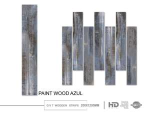 Carreaux de porcelaine vitrifiée numériques élégants 200x1200mm, dalles longues pour la réalisation d'aménagements intérieurs modernes - Product Image 3