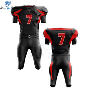 Men American Football Team Uniform Custom Football Jersey Pants Set Short Sublimation Printing Custom Team Name Logo Breathable - Product Image 4