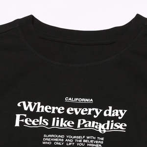 Camisetas Casuales de Verano para Mujer, Diseño con Bolsillo, Transpirables, 100% Algodón, Hombros Caídos, Estilo Holgado, Venta al Por Mayor Disponible - Product Image 5