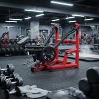 Máquina de remo comercial con carga de placas para entrenamiento de fuerza, equipo de ejercicio, máquina de gimnasio, culturismo