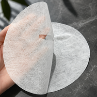 Y284 Substrat de masque facial en TENCEL Lenzing autrichien 999, tissage uni, 25g, 100% Lyocell de haute densité d'origine végétale, feuille de masque sec