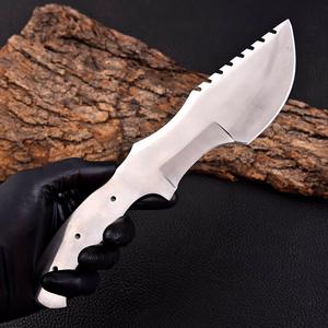 Nordic Forge Carbon Steel Tracker Knife Blank Blade Full Tang Hunting & Camping Knife Blank Satin Polish Finish - Product Image 5