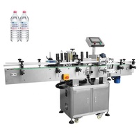 Alibaba Chine fournisseur étiqueteuse automatique/plate étiqueteuse bouteille machine d'étiquetage avec codeur