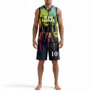 Tenues de basketball professionnelles, ensembles de maillots de basketball personnalisés en sublimation intégrale pour la vente en gros - Product Image 2