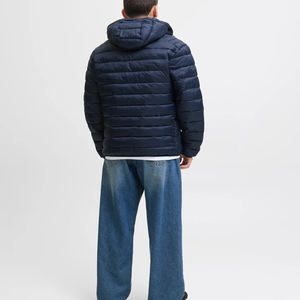 Abrigos de Invierno Personalizados para Hombre, Chaqueta Larga y Cálida con Capucha, Chaqueta Acolchada Informal, Chaqueta Cortavientos, Chaqueta Larga Acolchada - Product Image 3