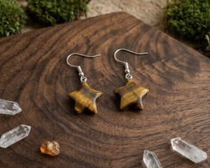 Pendientes de Aro con Ojo de Tigre Modernos para Mujer, Ideales para Bodas y Regalos - Product Image 4