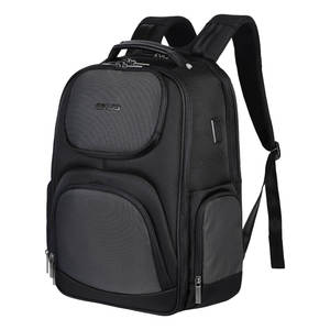 Sac à dos pour ordinateur portable SAKOS en polyester, moins de 24 L, résistant à l'eau, unisexe, style professionnel moderne, ceinture à coussin d'air, fermeture à glissière, port USB - Product Image 3