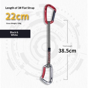 Cinturón Plano de Protección para Escalada en Roca, Montañismo y Escalada en Hielo, con Bloqueo Principal de Colgado Rápido y Seguridad - Product Image 6