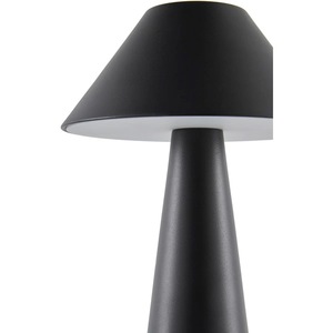 Lampe de table décorative en laiton martelé avec abat-jour en coton pour un éclairage d'appoint unique - Product Image 2