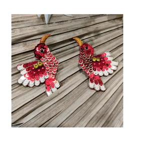 Boucles d'oreilles pendantes artisanales en alliage de zinc avec perles, design personnalisé, élégantes, légères, tendance, bijoux de mode pour femme, idéales pour un cadeau - Product Image 6