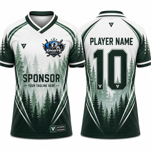 Maillot de football de qualité supérieure, en maille athlétique respirante en polyester, uniforme de football, fabrication OEM, livraison directe du fabricant - Product Image 1