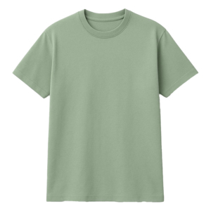 T-shirts pour hommes en gros, col rond, coupe ajustée, manches courtes, anti-boulochage, 240g, couleur unie, faible MOQ, prêts à être expédiés - Product Image 4