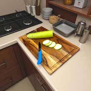 Planches à découper en bois d'acacia, décoratives, faites à la main, prix usine, en provenance d'Inde, vente en gros. - Product Image 3