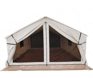 Tente en toile de coton Pioneer Outdoors quatre saisons, type à armature droite, une chambre, grand espace, 5-6 personnes, imperméable 3000 mm, robuste - Product Image 3