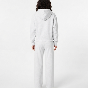 OEM Heavyweight 380gsm Cotton Fleece Tracksuit <b>Women</b> Oversized Jogger Set Hoodie Low Cost Print Plain Streetwear <b>Sweat</b> <b>Suits</b> - Product Image 3