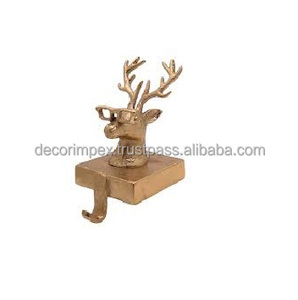Soporte de calcetín navideño de ciervo hecho a mano y pulido a mano para el hogar, dormitorio, oficina o Decoración de cocina - Product Image 1