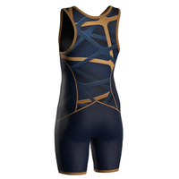 Singlet de Lucha Unisex de Alta Calidad con Impresión por Transferencia y Logotipo Personalizado, Diseño Frontal del Equipo de EE. UU., 100% Poliéster, Duradero, de Secado Rápido y Transpirable