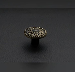 Vintage Contemporary Zinc Eco-Friendly Cabinet Knob Drawer Pull Ornate Floral Design Bedroom Bathroom Furniture <b>Hardware</b> - Product Image 3
