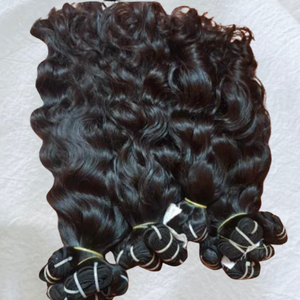 Extensiones de Cabello Humano Natural Rizado Profundo, Ondulado Afro, 12 Pulgadas, 100g, Virgen Remy, Indio, Crudo, Sin Procesar, Doble Trama a Máquina, Listas para Usar - Product Image 1