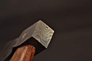 Damascus Steel 18" Bearded Viking Hatchet Hand Forged Wood <b>Handle</b> Outdoor Camping Hunting Survival <b>Axe</b> OEM ODM OBM Wholesale - Product Image 6