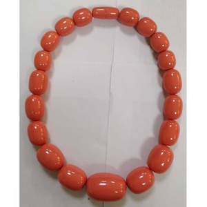 Chic Javed Handicrafts Vintage Geometric Resin Beaded <b>Necklace</b> Unisex Handmade Colorful Lightweight <b>Statement</b> Accessory for - Product Image 3