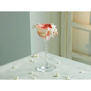 Industry trending sea shell & glass wine glass suitable for both indoor and outdoor events ideal for bars and lounges - Product Image 5