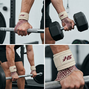 Sangles de musculation renforcées pour haltères, entraînement en salle de sport, usage pour soulevé de terre, prix de gros, sangles avec logo personnalisé - Product Image 6