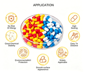 Cápsulas Vacías de Color Personalizado, Grado Farmacéutico, Gelatina HPMC, Tamaños 000 a 5, para Llenado de Suplementos - Product Image 3