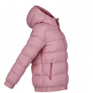 Custom Winter Thick Warm Down Jackets Hooded Zipper <b>Long</b> Sleeve Unisex Black <b>Coats</b> Casual Loose Fit Wholesale Puffer Jackets - Product Image 6