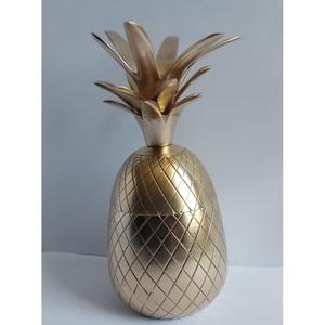 Seau à glace en métal en forme d'ananas, design glamour, refroidisseur de boissons pour fêtes, durable, forme ronde, idéal pour les anniversaires et les cadeaux. - Product Image 2