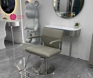 Chaise de camping inclinable de haute qualité <span class=keywords><strong>et</strong></span> bon marché Yicheng Beauty, chaises de salon de coiffure, style antique, chaises de coiffure de salon - Product Image 4