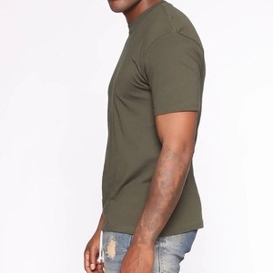 T-shirt unisexe de haute qualité, col rond, en coton, impression personnalisée, microfibre 3D, t-shirts épais pour hommes - Product Image 2