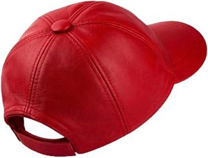Casquette de baseball en cuir crème avec logo personnalisé en relief, coutures robustes, style vintage, fournisseur direct du fabricant - Product Image 1