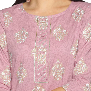 Robe longue décontractée musulmane brodée à manches longues pour femme, style tendance, idéale pour les occasions formelles - Grande Vente - Product Image 5