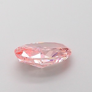 Diamant CVD rose vif fantaisie de 1,59 carat, de forme ovale modifiée, de luxe, cultivé en laboratoire, clarté VS2, polissage excellent, diamant non monté - Product Image 3