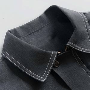 Veste en jean décontractée personnalisée pour hommes et femmes, fabricant en gros de qualité supérieure, douce, respirante, épaisse, coupe-vent, séchage rapide, vintage, hiver - Product Image 3